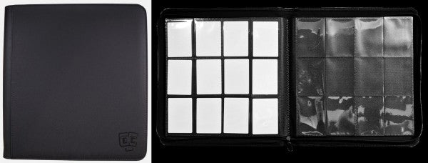 TCG Guru 12-Pocket Zipper Binder (480 Karten) - schwarz