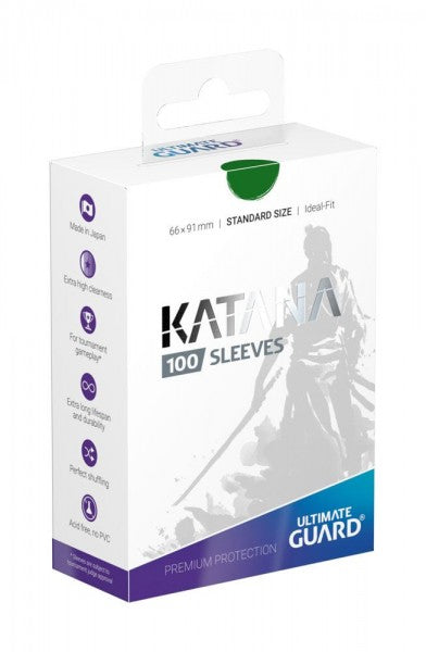 Ultimate Guard Katana Sleeves Standard green