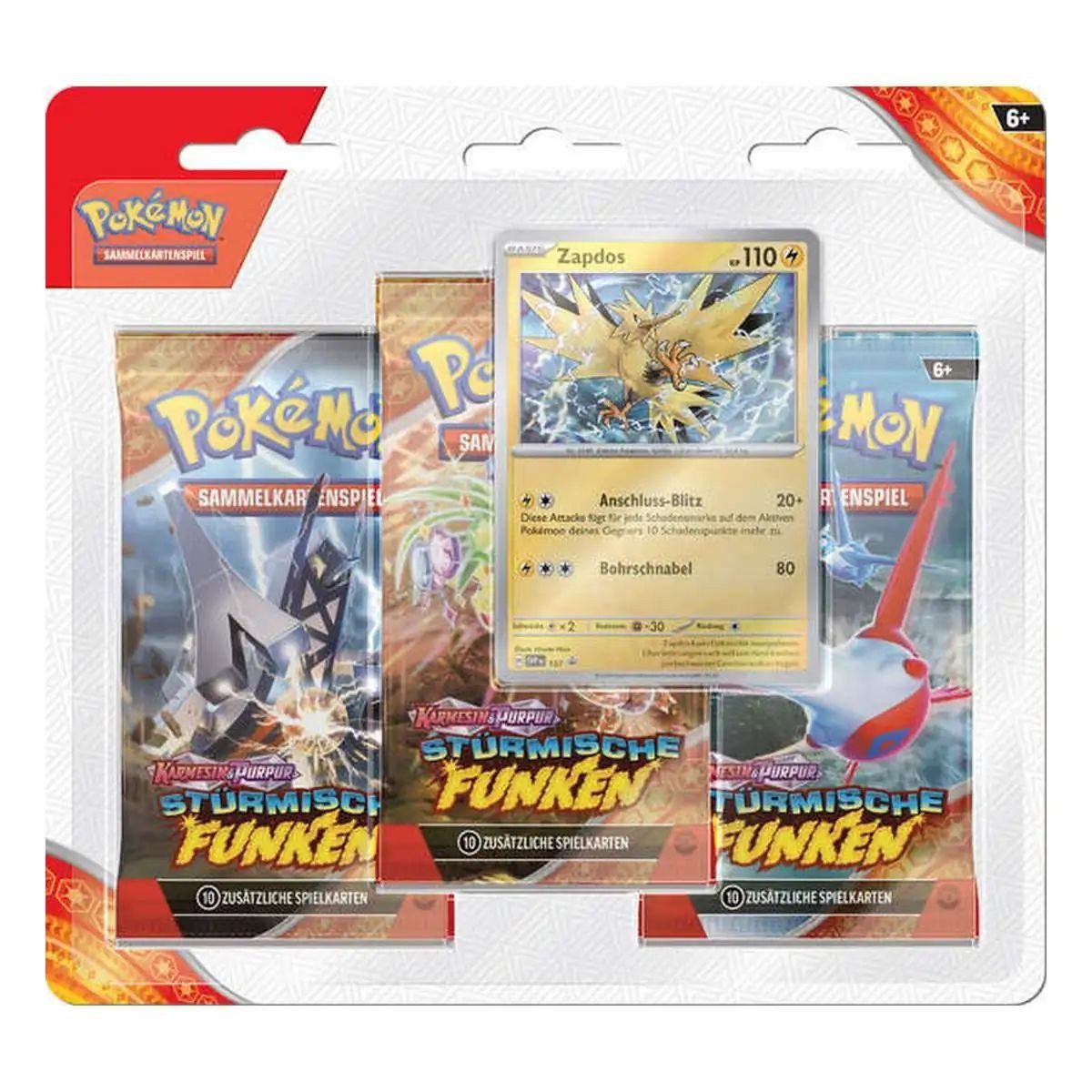 Stürmische Funken 3-Pack Blister - Zapdos